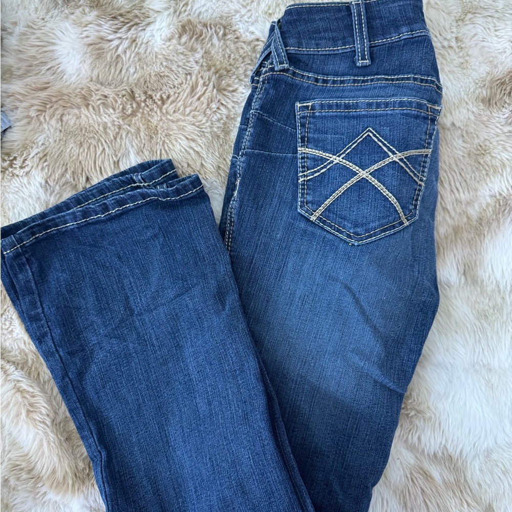 Ariat Women's Boot Cut Jeans in Deep Blue